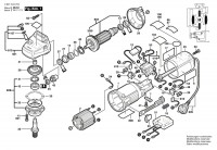 Bosch 0 601 344 742 GWS 9-125 CE Angle Grinder GWS9-125CE Spare Parts